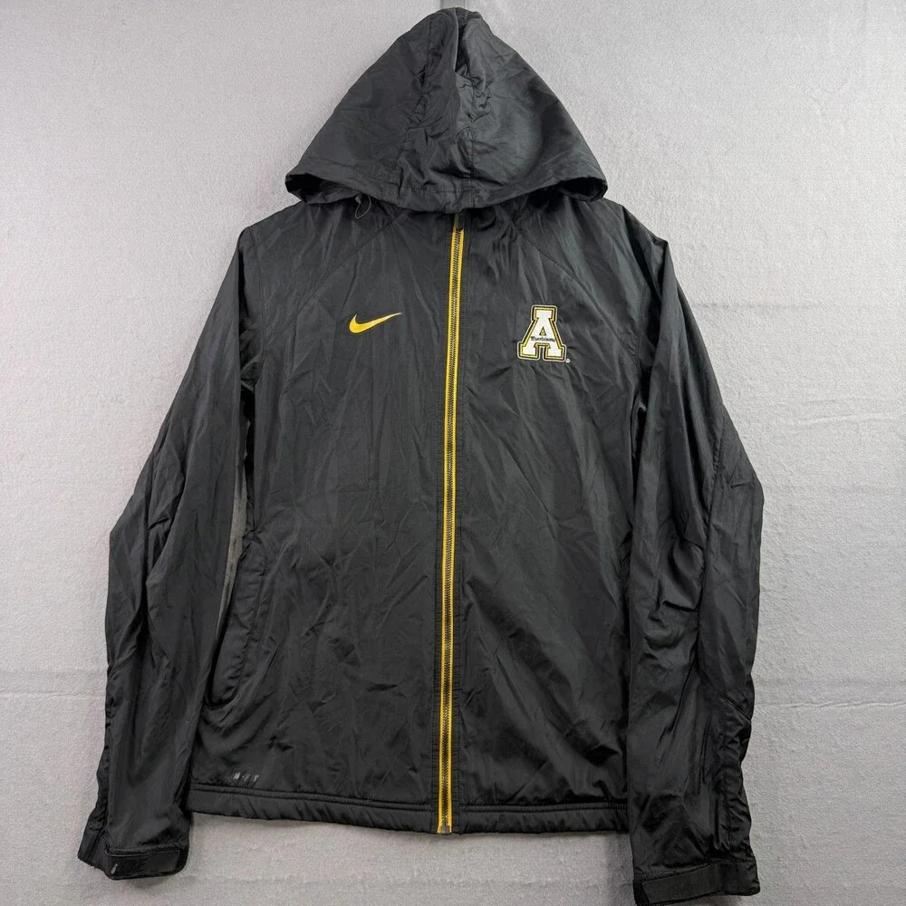 Nike Storm-Fit Appalachian State Mountaineers Jacket Womens Small Black Hooded